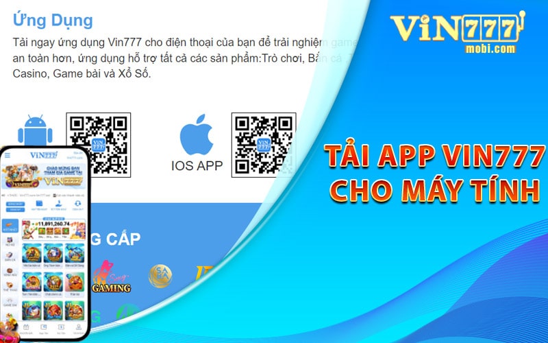 Tải app VIN777 cho máy tính